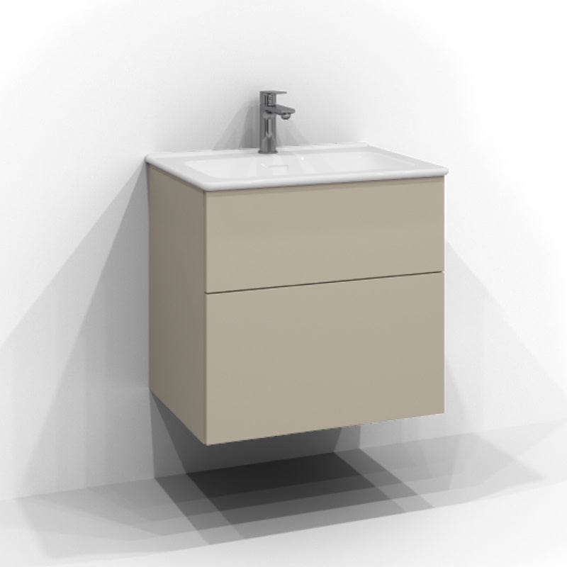 Svedbergs Poem Servantskap 2sk B60-120xD45cm - Plan/Plan Push open Sand / 60cm / Plan Svedbergs Servantskap SV-3456122