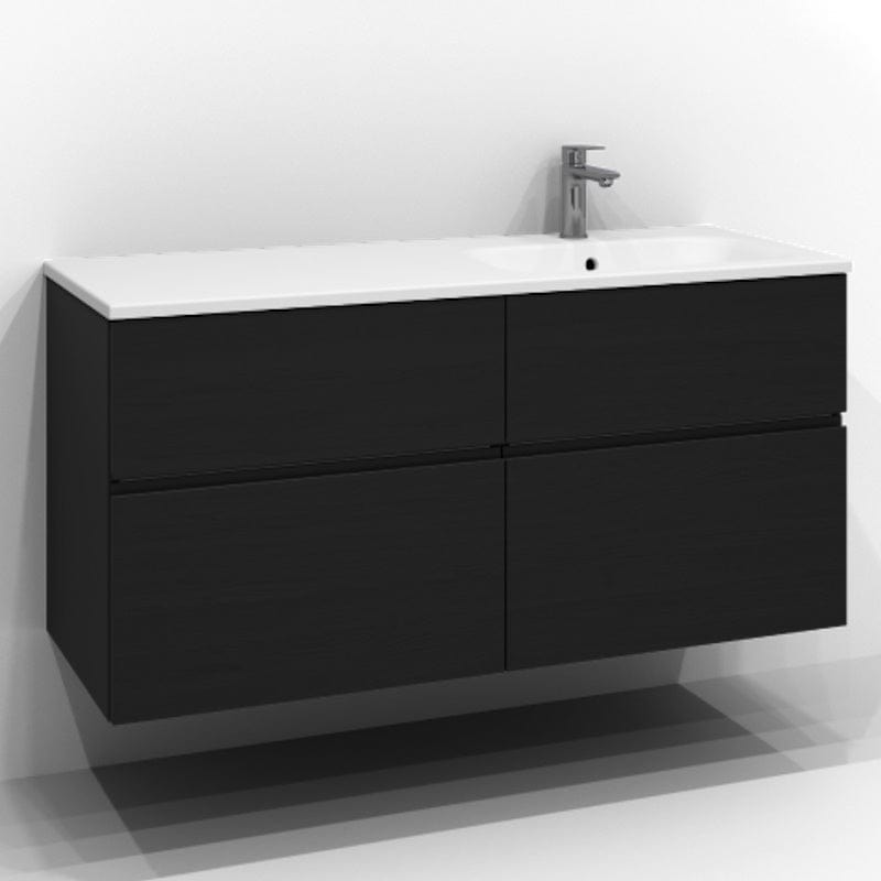 Svedbergs Poem Servantskap 4sk B120-160xD45cm - Profil Svart ask / 120cm Svedbergs Servantskap SV-34512644