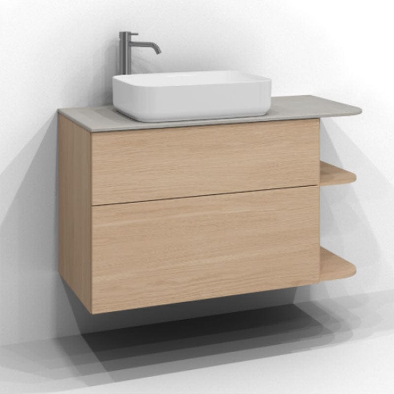 Svedbergs Poem Soft Servantskap Ren eik / 100cm venstre / Plan push-open Svedbergs Servantskap SV-34510132-P-SV