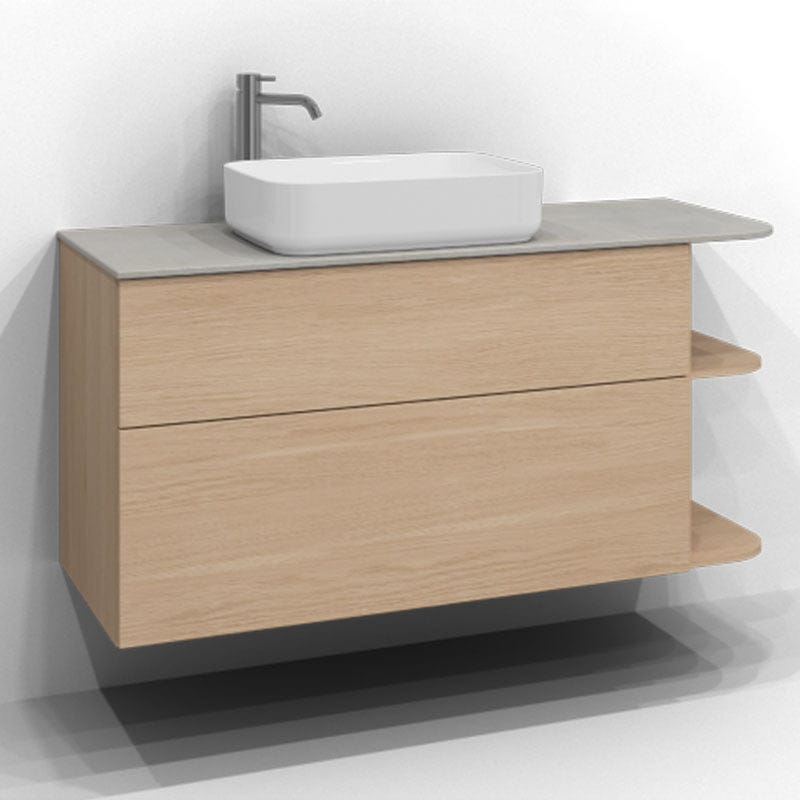 Svedbergs Poem Soft Servantskap Ren eik / 120cm venstre / Plan push-open Svedbergs Servantskap SV-34512132-P-SV