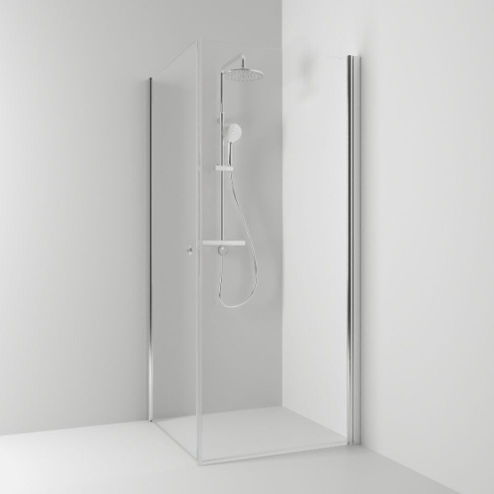 Svedbergs Skoga Dusjhjørne Kombi (vegg+dør) Krom / 73x70cm / Klart glass Svedbergs Dusjhjørne SV-62007477