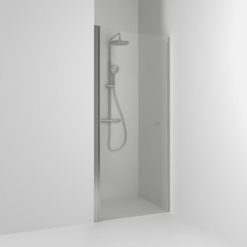 Svedbergs Skoga Dusjnisje Rett Enkel Matt aluminium / 70cm / Frostet glass Svedbergs Dusjnisje SV-60108370