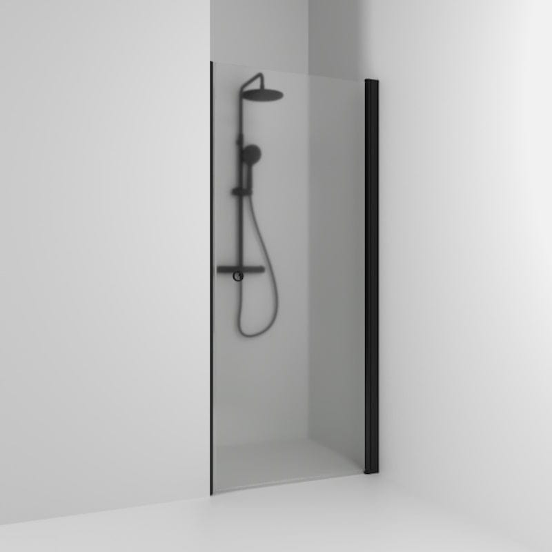 Svedbergs Skoga Dusjnisje Rett Enkel Svart matt / 70cm / Frostet glass Svedbergs Dusjnisje SV-60108270