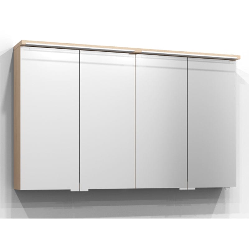 Svedbergs SKURU Speilskap med servantlys 120cm / Ren eik / Nei Svedbergs Speilskap SV-421120