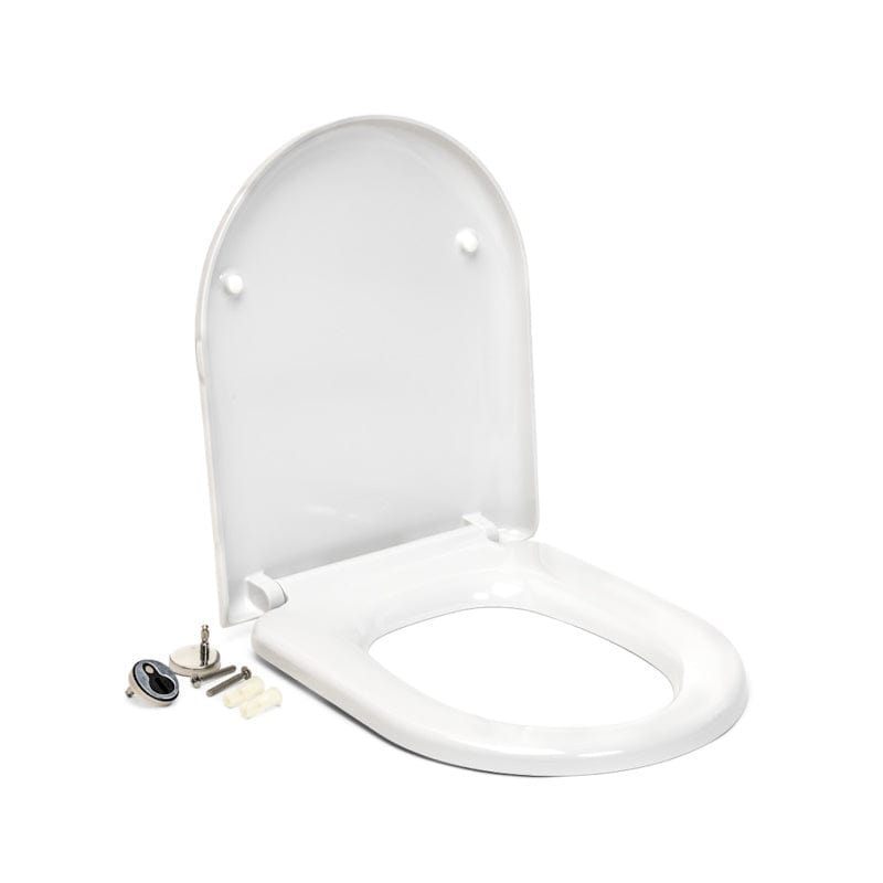 Svedbergs Toalettsete med demping til WC9085 Hvit Svedbergs Toalettsete SV-90141