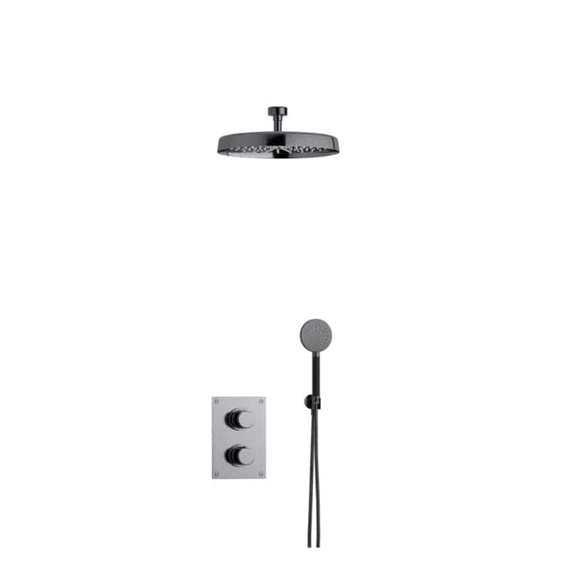 Tapwell 7268 ARM F085 + Z550 Black chrome Tapwell Dusjsett TA-9428060