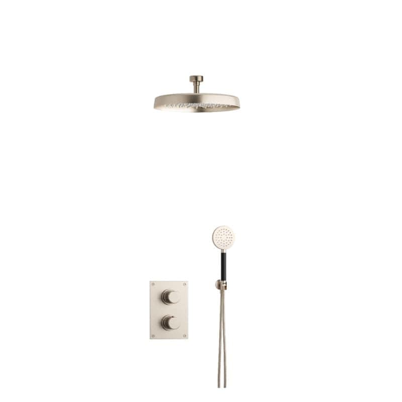 Tapwell 7268 ARM F085 + Z550 Brushed nickel Tapwell Dusjsett TA-9428063