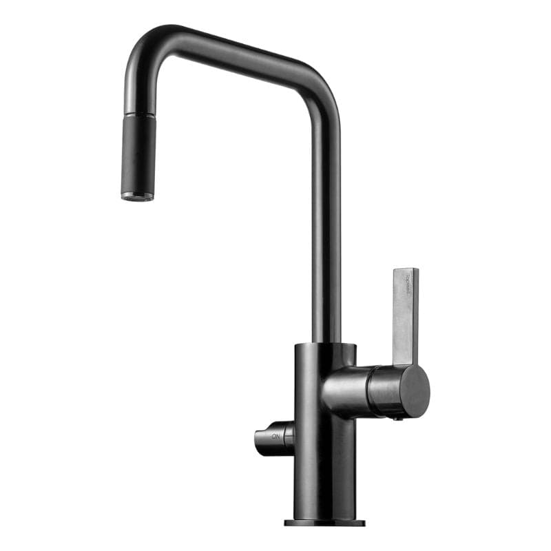 Tapwell ARM587 Kjøkkenbatteri Brushed black chrome Tapwell Kjøkkenarmatur TA-9426384
