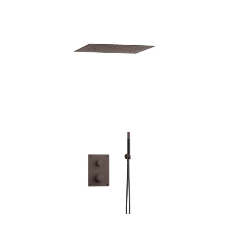 Tapwell BOX7268 ED2 Innfelt Takdusj Innbygging Bronze / 430x430mm Tapwell Blandebatteri innbygging TA-9426816