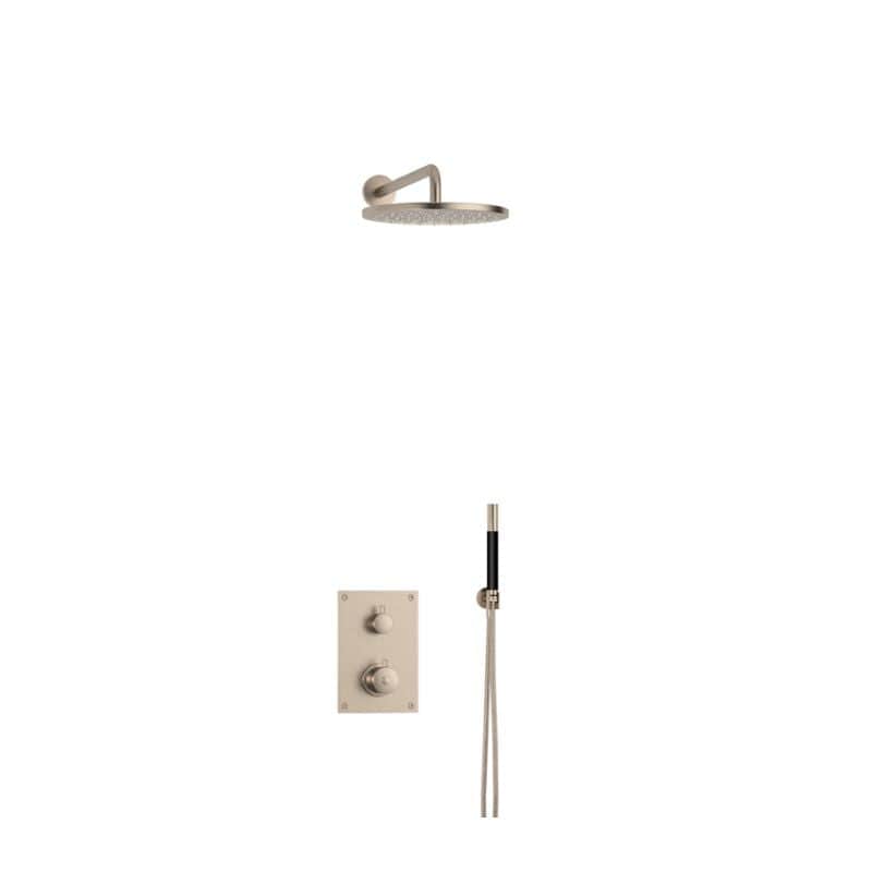 Tapwell BOX7268 ED2 Takdusj Innbygging Brushed nickel / Ø300mm Tapwell Blandebatteri innbygging TA-9427004