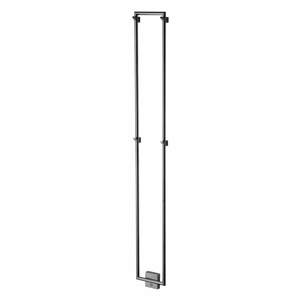 Tapwell TW1500-200 Håndkletørker Black chrome Tapwell Håndkletørker vannbåren TA-9427069