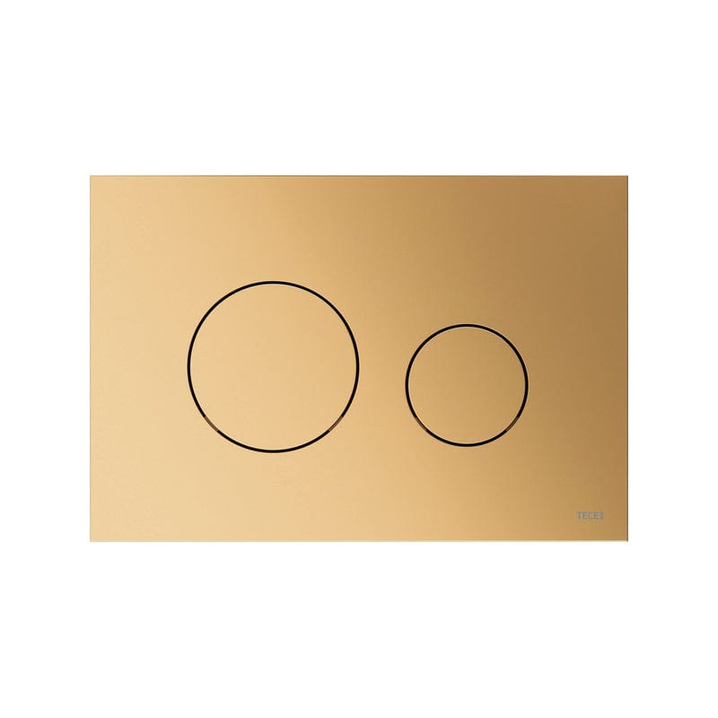 TECEloop Betjeningsplate - kraftig plast Metallic messing Tece Betjeningsplate og trykknapper TE-6123179