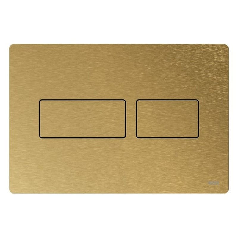 TECEsolid WC Betjeningsplate Børstet messing Tece Betjeningsplate og trykknapper TE-1390495