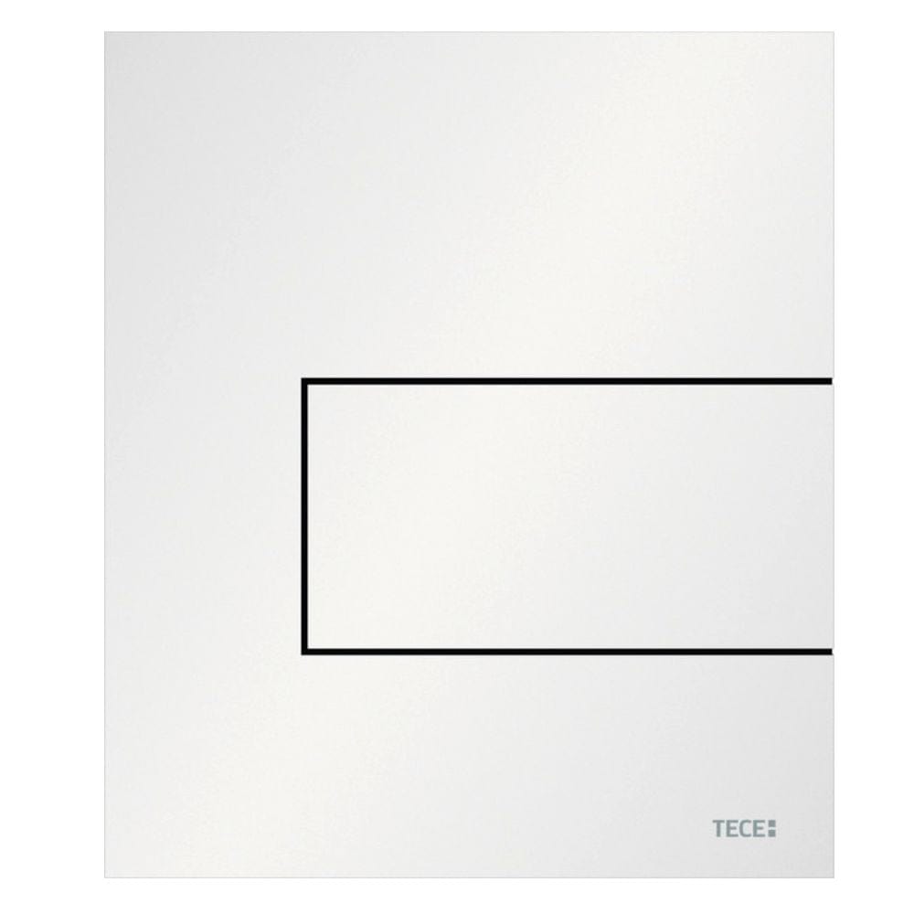 TECEsquare Urinal Betjeningsplate Metall Hvit matt Tece Betjeningsplate og trykknapper TE-6122994