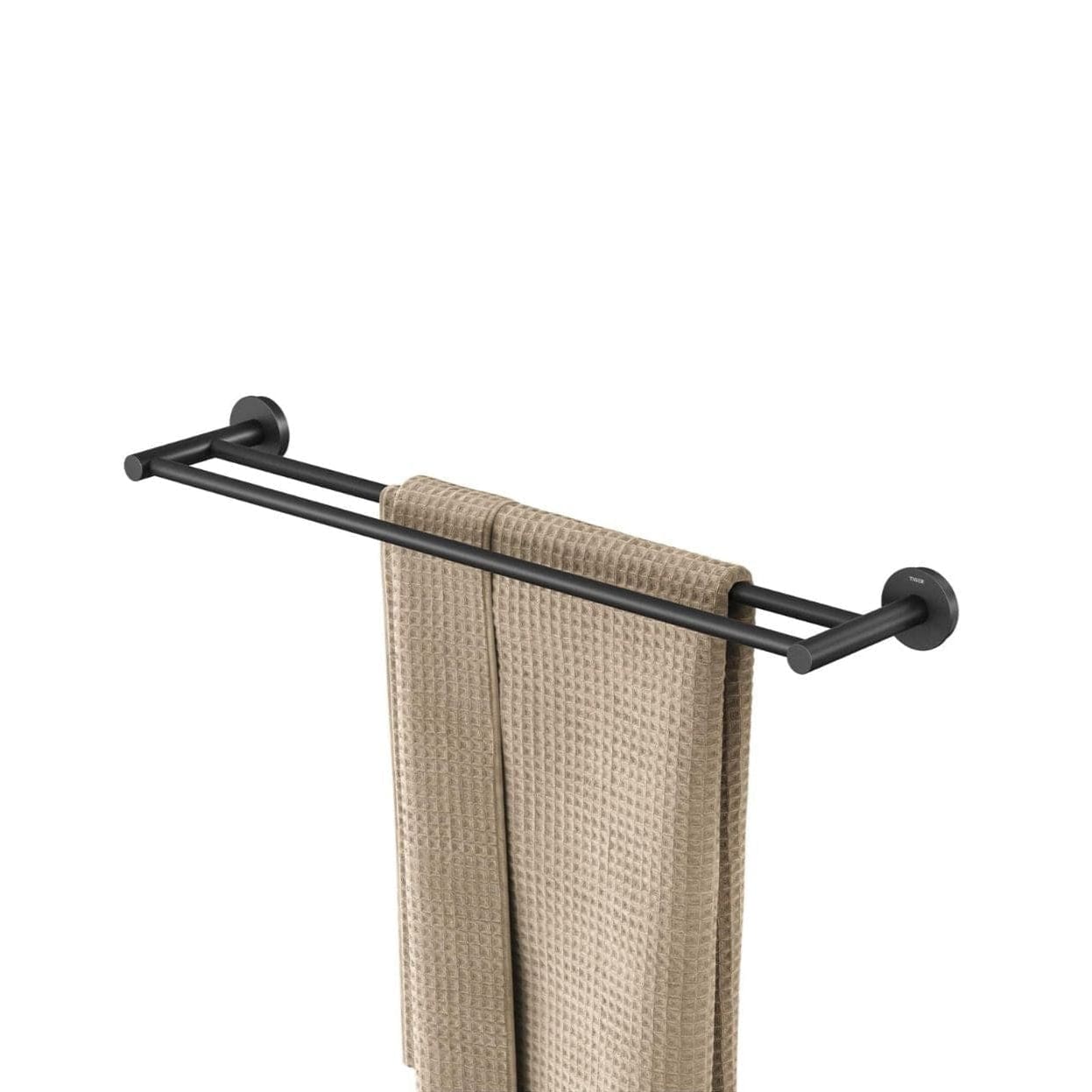 Tiger Orion Håndklestang 60cm Dobbel Svart Tiger Håndklestang CO-800657