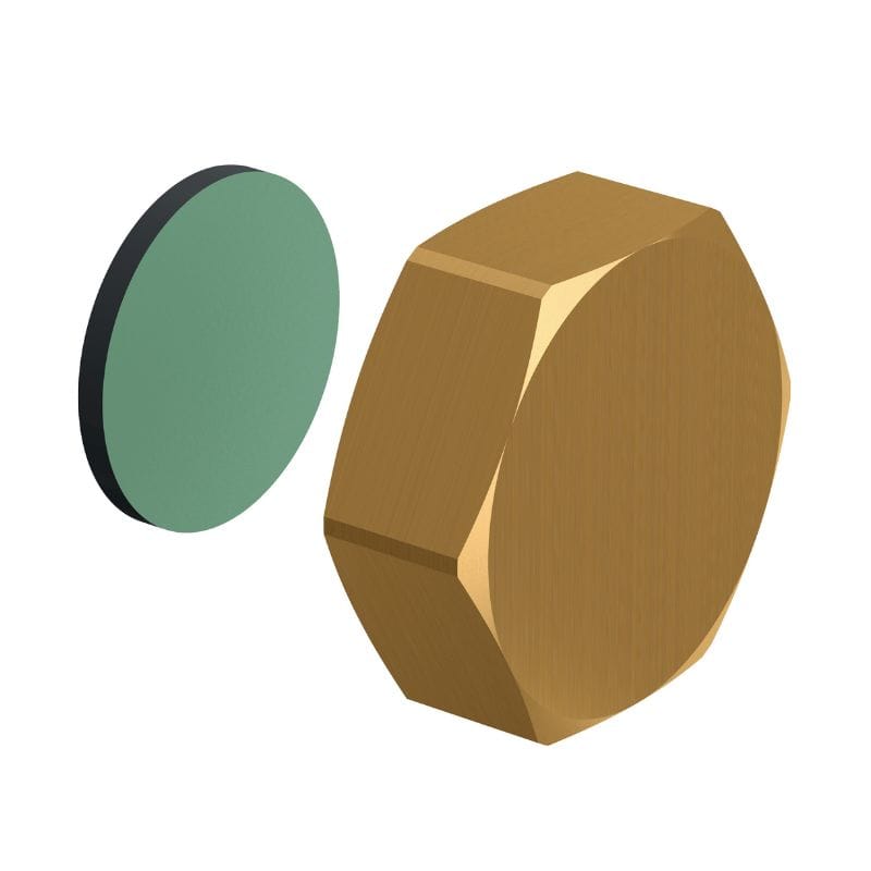 Uponor DR Endelokk for Fordeler med Planpakning 3/4" Uponor Tilbehør fordeler tappevann HEI-5110224