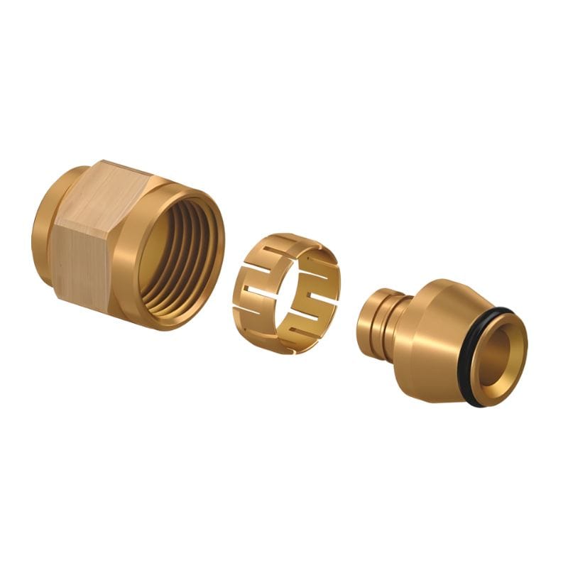 Uponor FPL-X DR Koblingssett Messing / 16x2.0xG1 Uponor Rørdeler tappevann HEI-5110068