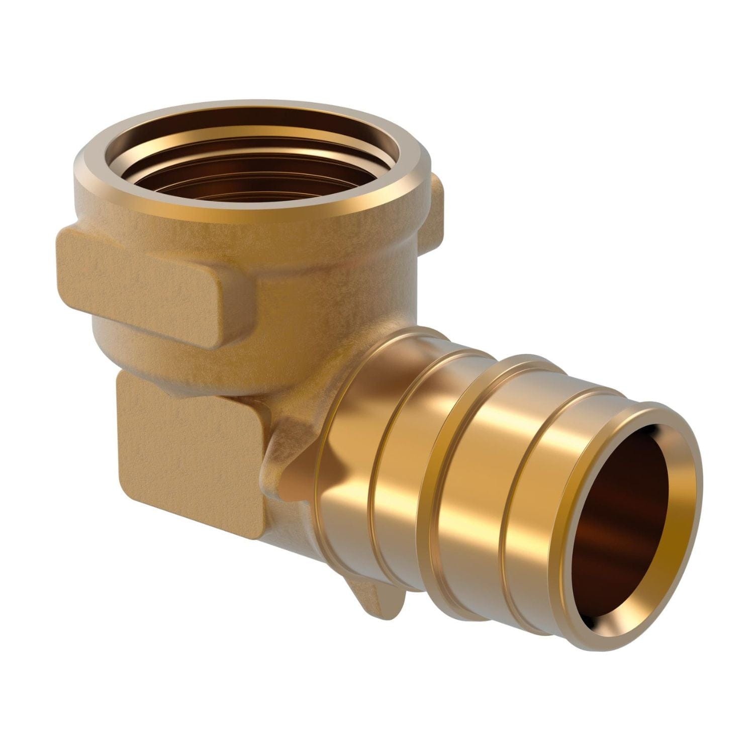 Uponor FT Albue 90° Q&E 25x63/4" Uponor Rørdeler tappevann HEI-1459353