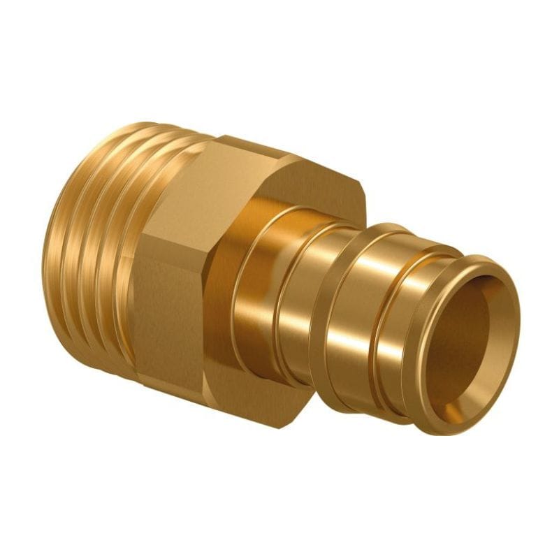 Uponor MT Rettnippel Q&E 16xR1/2" Uponor Rørdeler tappevann HEI-1459355