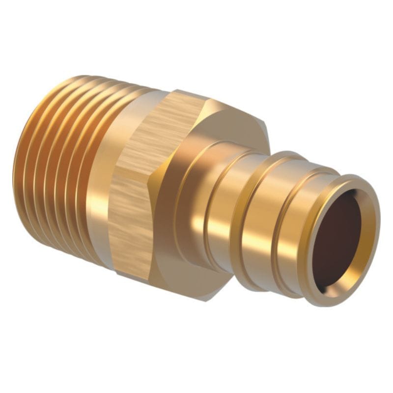 Uponor MT Rettnippel Q&E 20x3/4" Uponor Rørdeler tappevann HEI-1459344
