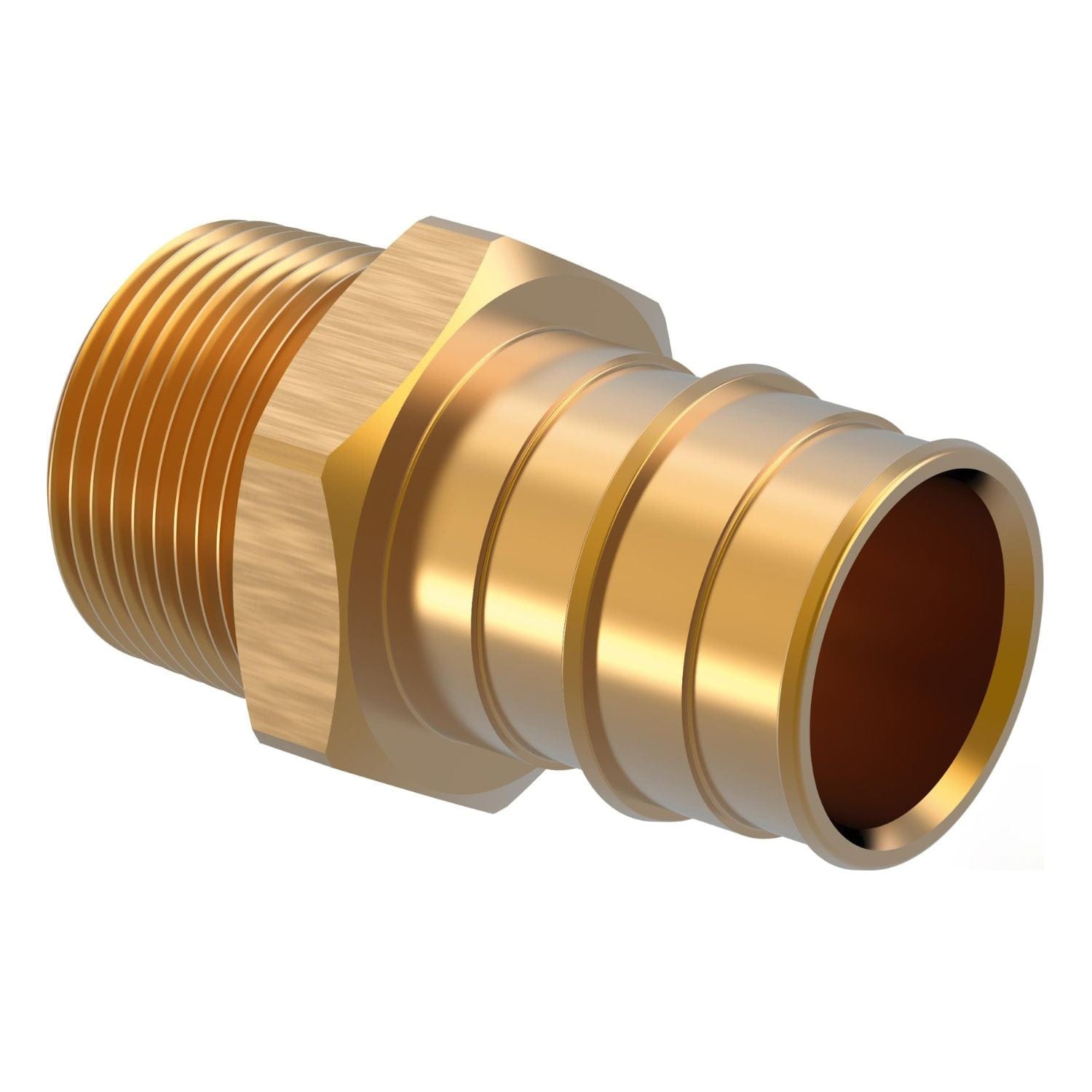 Uponor MT Rettnippel Q&E 32xR1" Uponor Rørdeler tappevann HEI-1459354