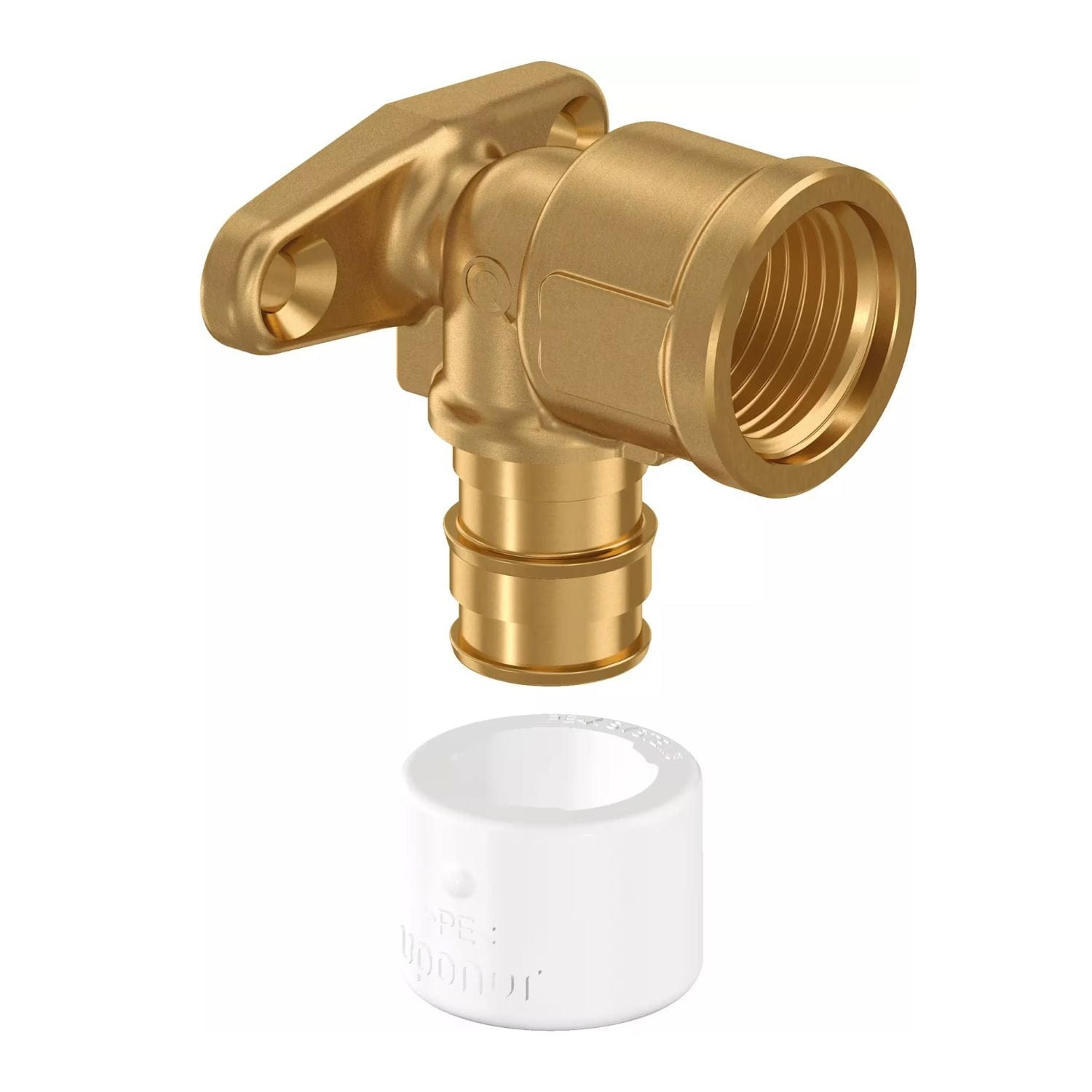 Uponor Q&E DR Platealbue Innvendig 15mm-1/2" Uponor Platealbu PE HEI-5110883