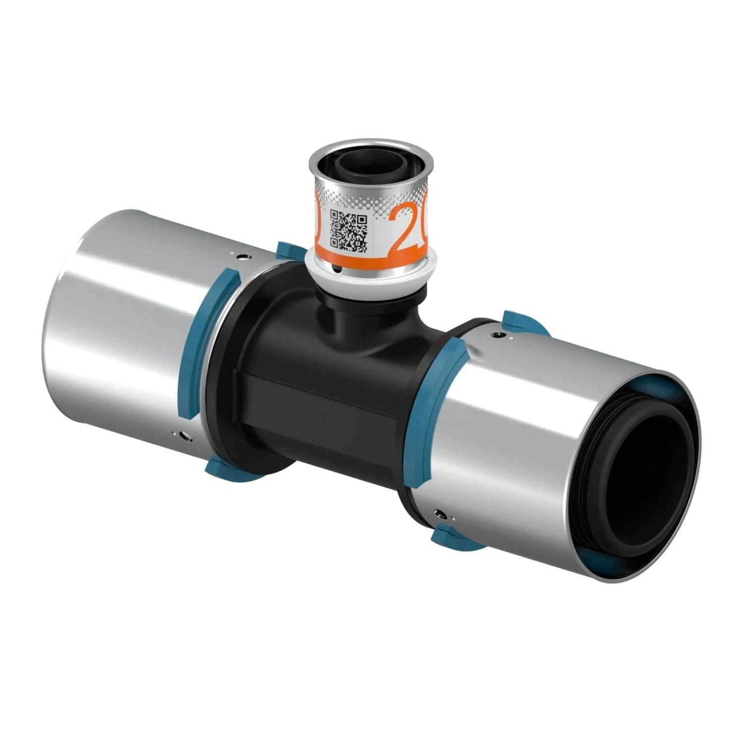 Uponor S-Press PPSU Kompositt T-rør 40-20-40mm Uponor T-rør pressfitting HEI-5114417