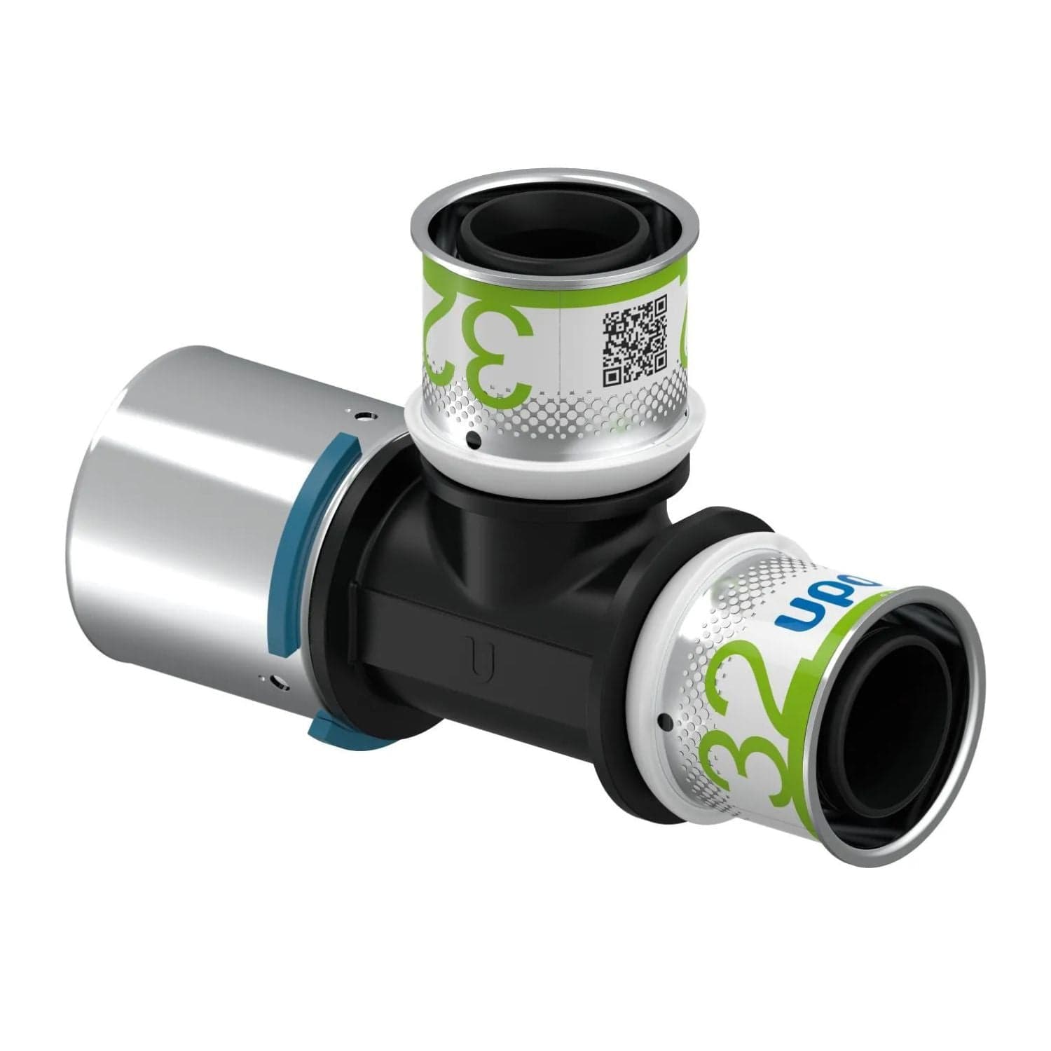 Uponor S-Press PPSU Kompositt T-rør 40-32-32mm Uponor T-rør pressfitting HEI-5114421