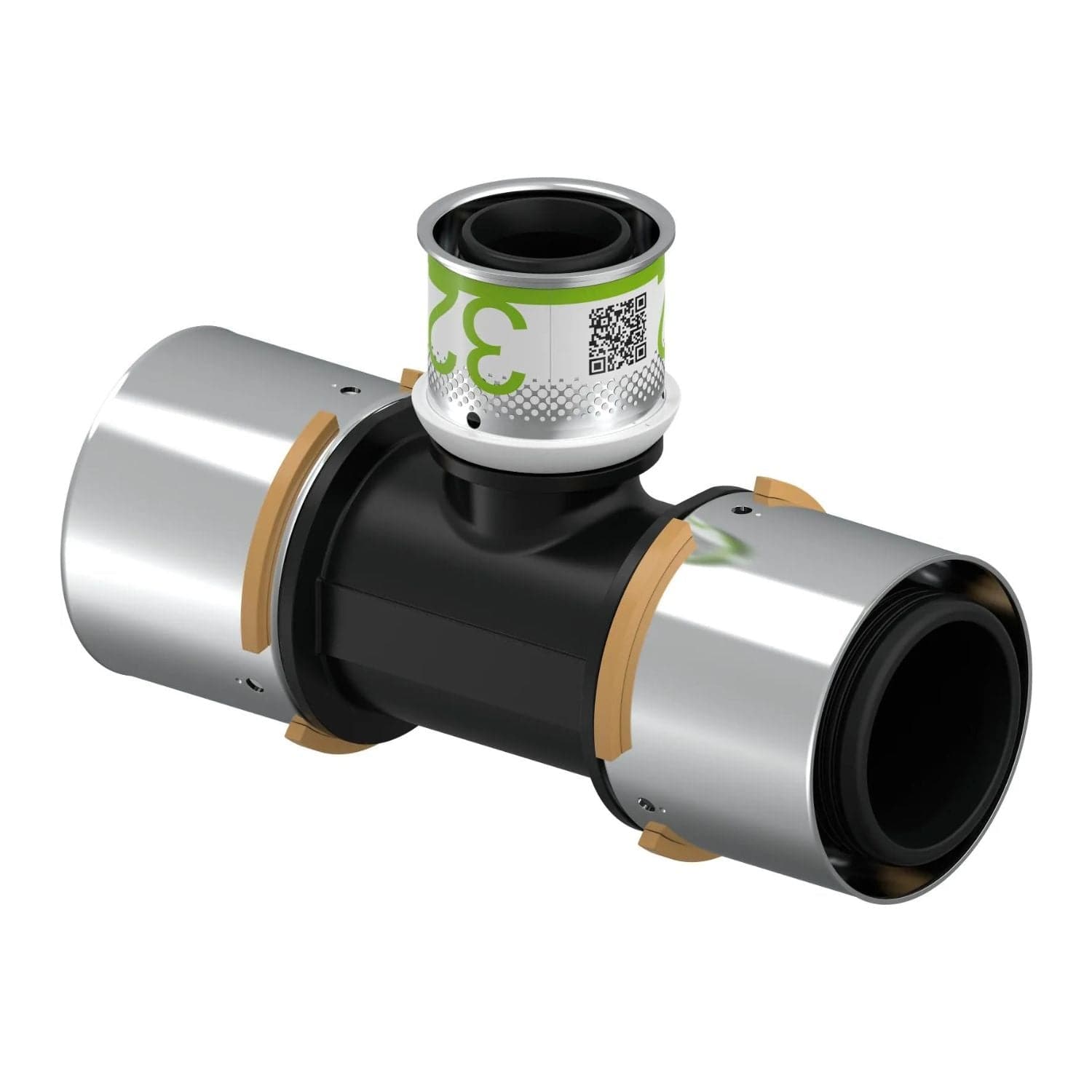 Uponor S-Press PPSU Kompositt T-rør 50-32-50mm Uponor T-rør pressfitting HEI-5114425