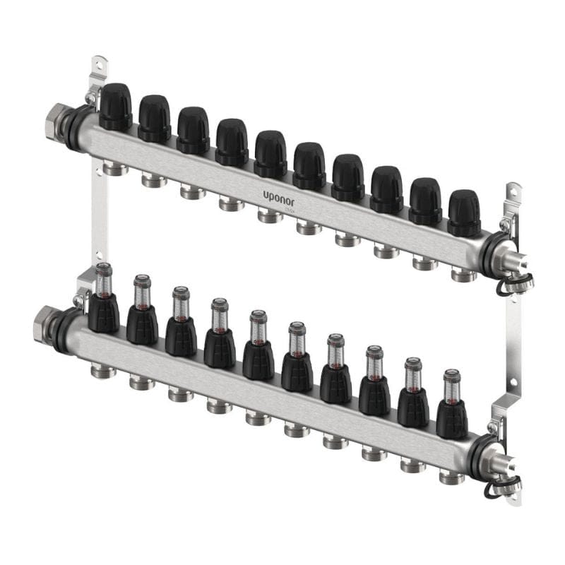 Uponor Vario FM Gulvvarmefordeler 2-12 kurser 10 kurser Uponor Gulvvarmefordeler HEI-8361368