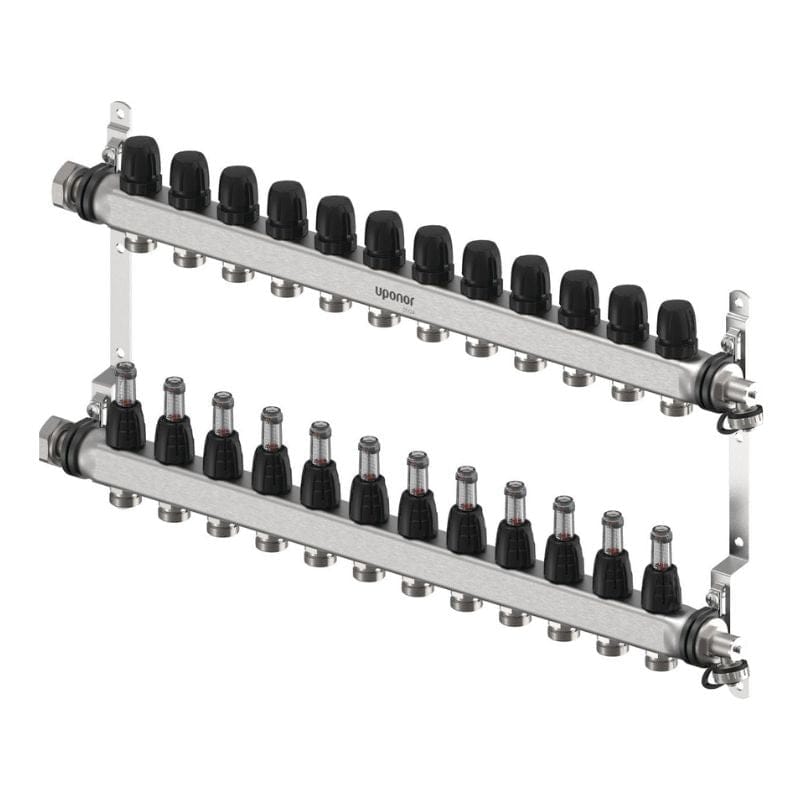 Uponor Vario FM Gulvvarmefordeler 2-12 kurser 12 kurser Uponor Gulvvarmefordeler HEI-8361371