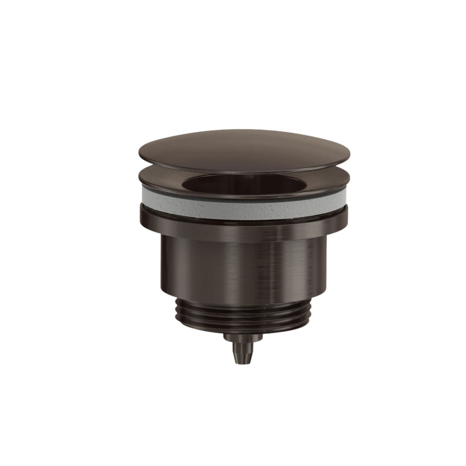 VikingBad Avløp uten pop-up Børstet grå VikingBad Vannlås VB-117937