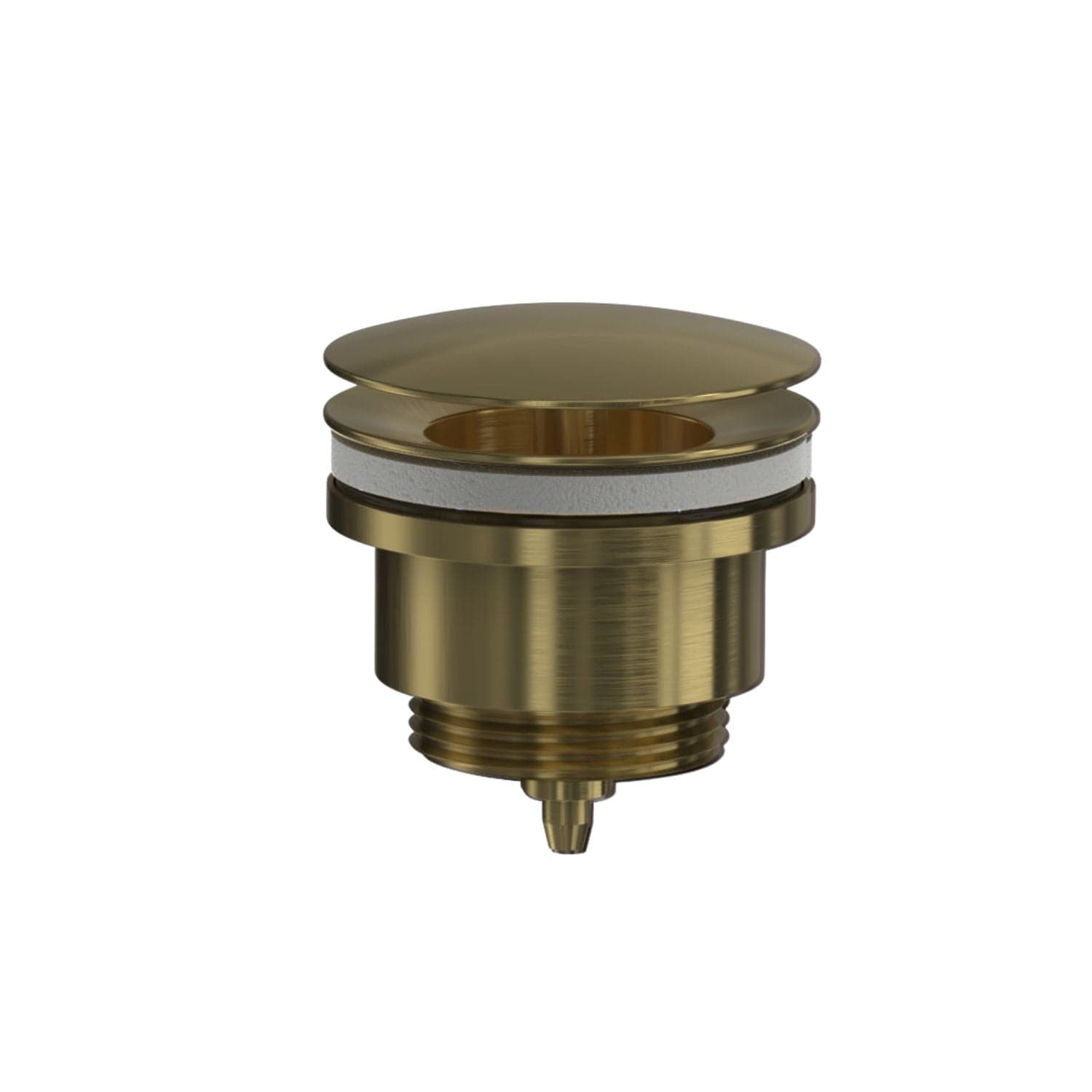 VikingBad Avløp uten pop-up Børstet messing VikingBad Vannlås VB-117938