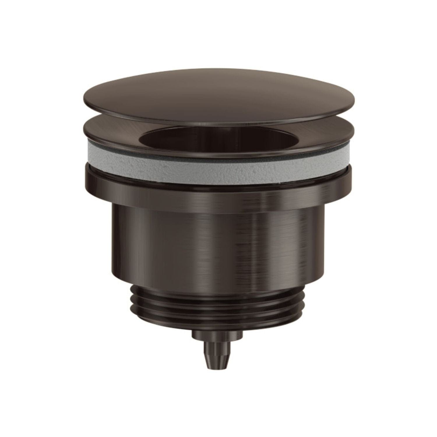 VikingBad Bunnventil servant med Pop-Up Ø63mm G1 1/4" Børstet grå VikingBad Bunnventil VB-002020-06