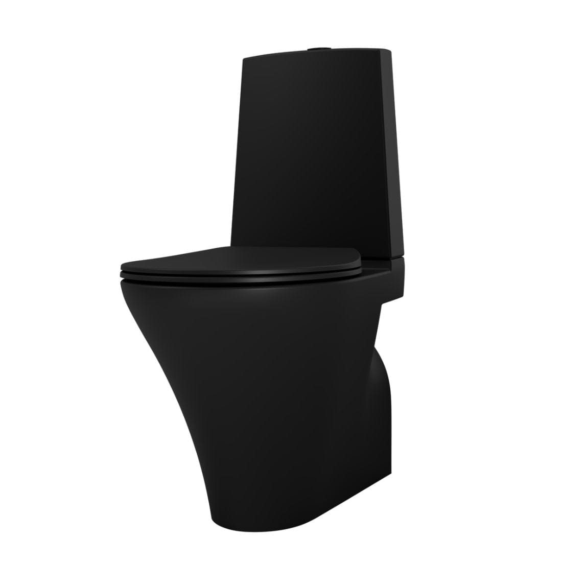 VikingBad Ciba gulvstående m/soft-close sete Svart matt VikingBad Gulvstående toalett VB-116816