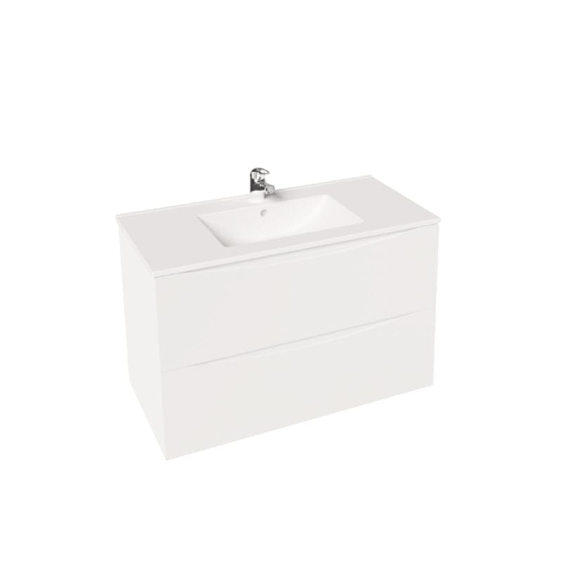 VikingBad ELI Servantskap med BEA servant Hvit matt / 90cm VikingBad Servantskap VB-116539