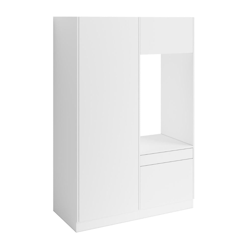 VikingBad Fay Høyskap med Enkel Vaskemaskinmodul Hvit matt VikingBad Høyskap vaskerom VB-119371