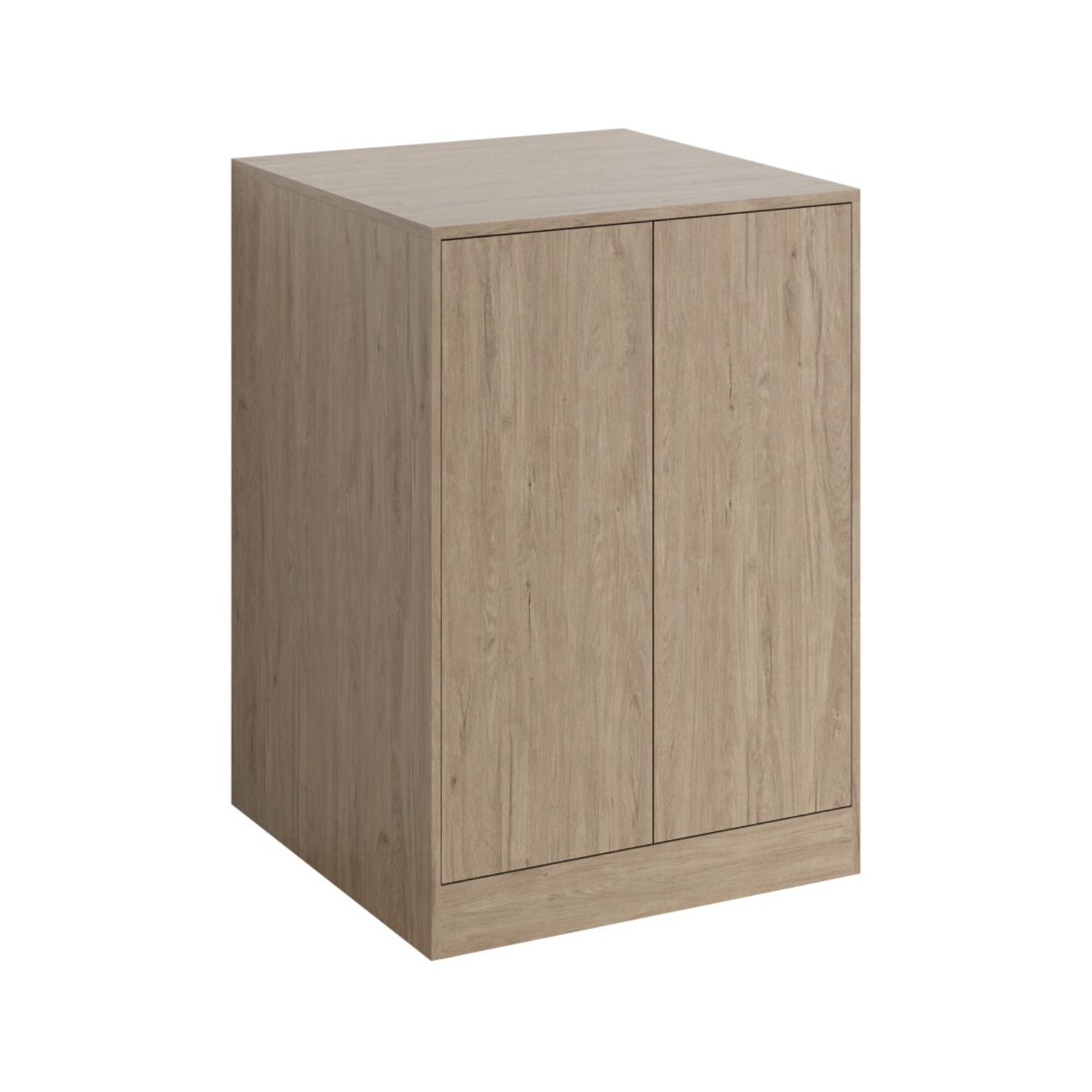 VikingBad Fay Lavt Saloon Innbyggingsskap med Hyller Eik VikingBad VB-119148