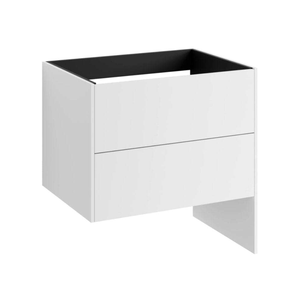 VikingBad Fay Servantskap med Lang Sideplate Hvit matt / 80cm VikingBad Servantskap VB-119351