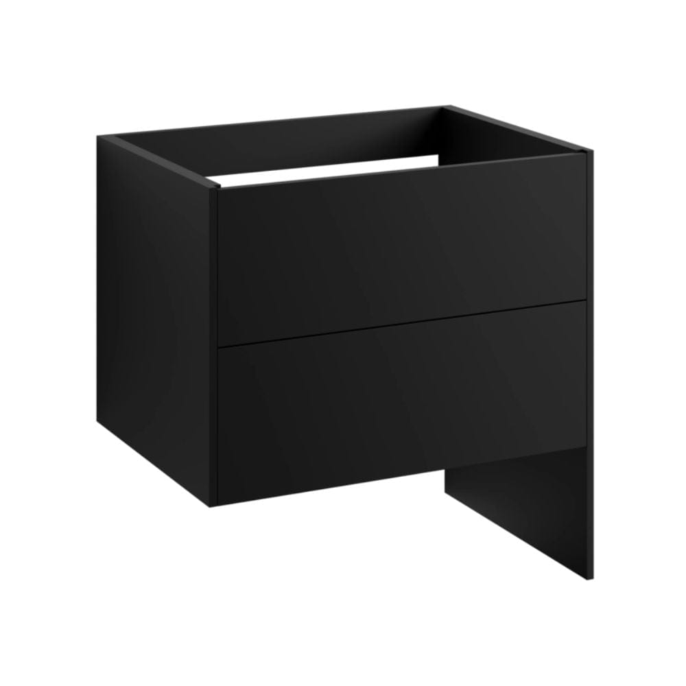 VikingBad Fay Servantskap med Lang Sideplate Svart matt / 80cm VikingBad Servantskap VB-119352