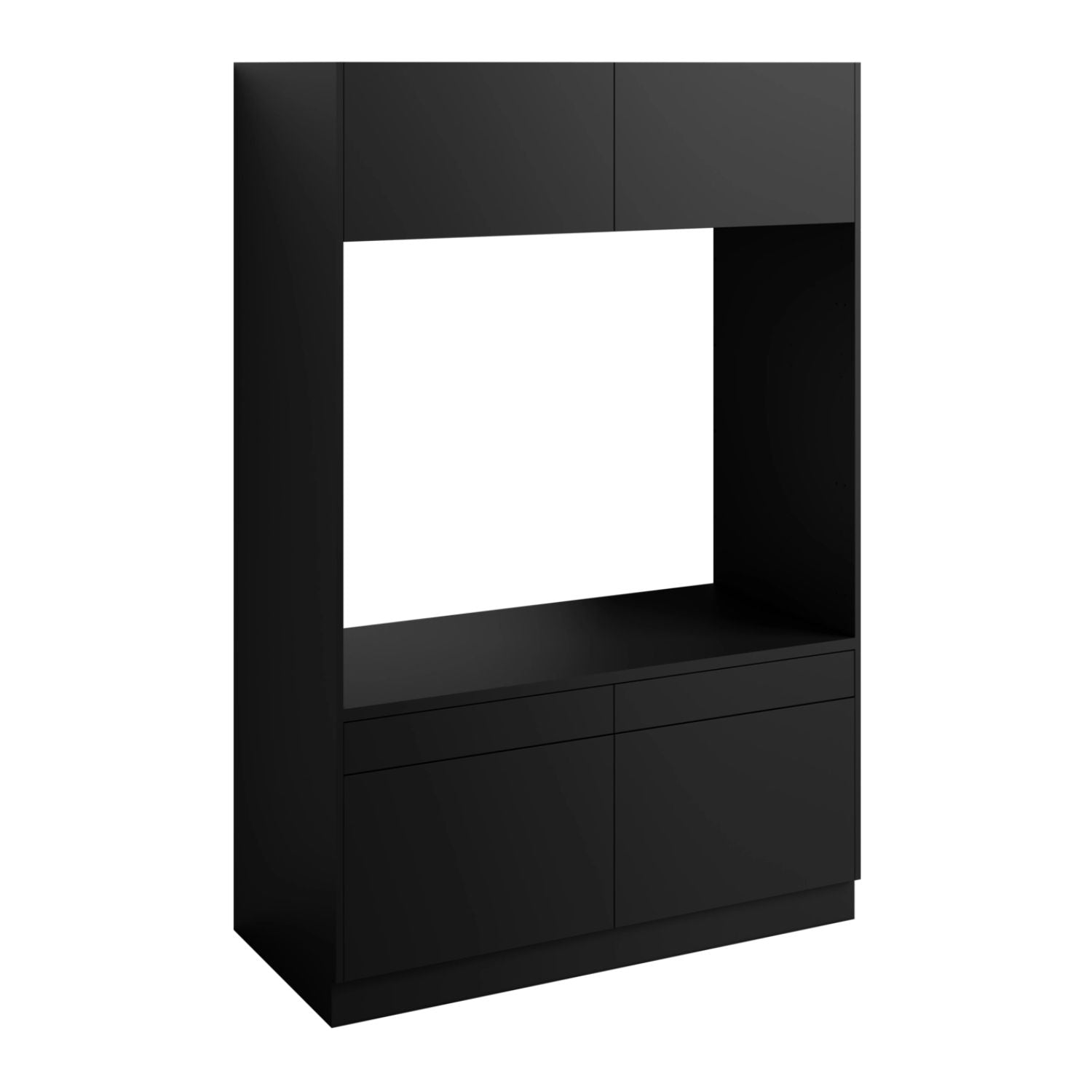 VikingBad Fay Slett Dobbel Innbygginsskap Svart matt VikingBad VB-119125