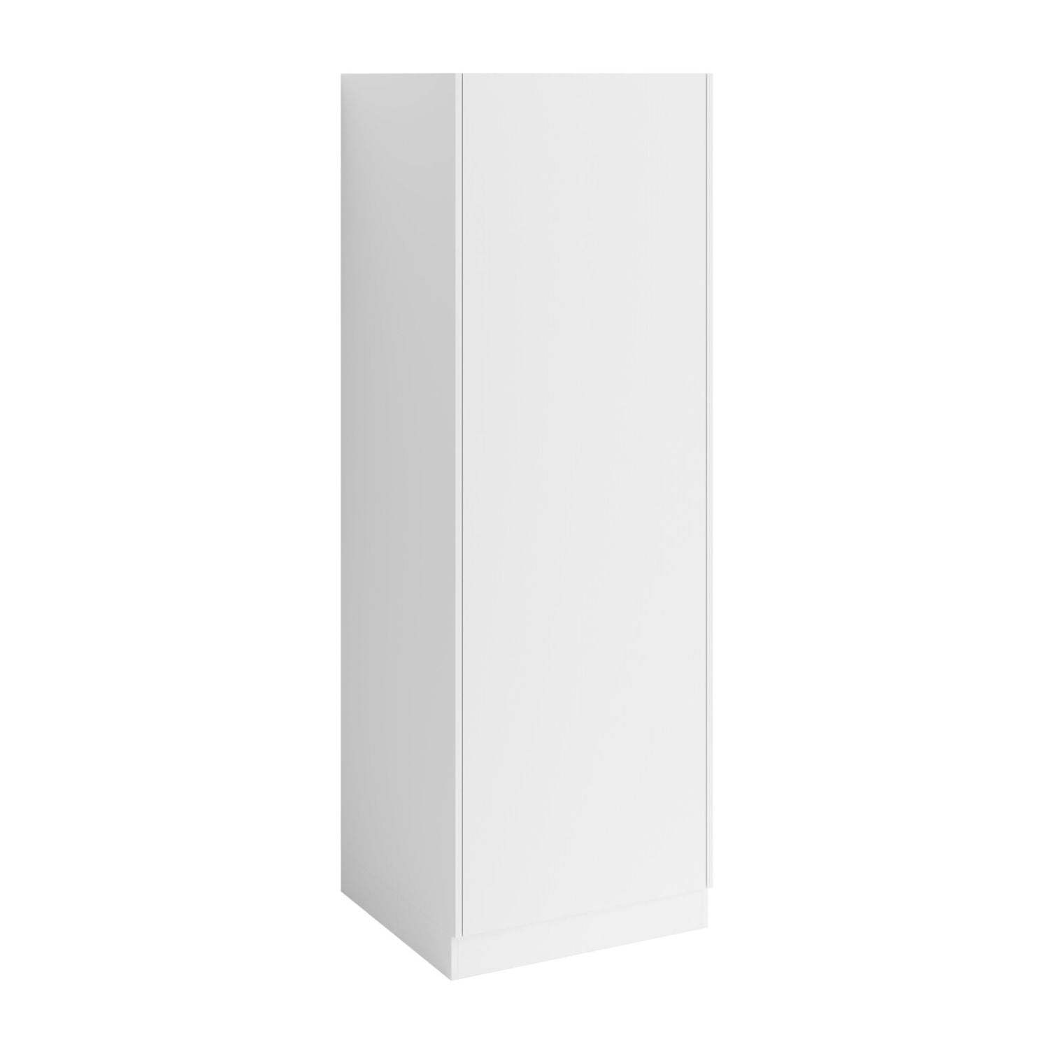 VikingBad Fay Slett Høyskap med Grunne Hyller Hvit matt VikingBad Høyskap bad VB-119132