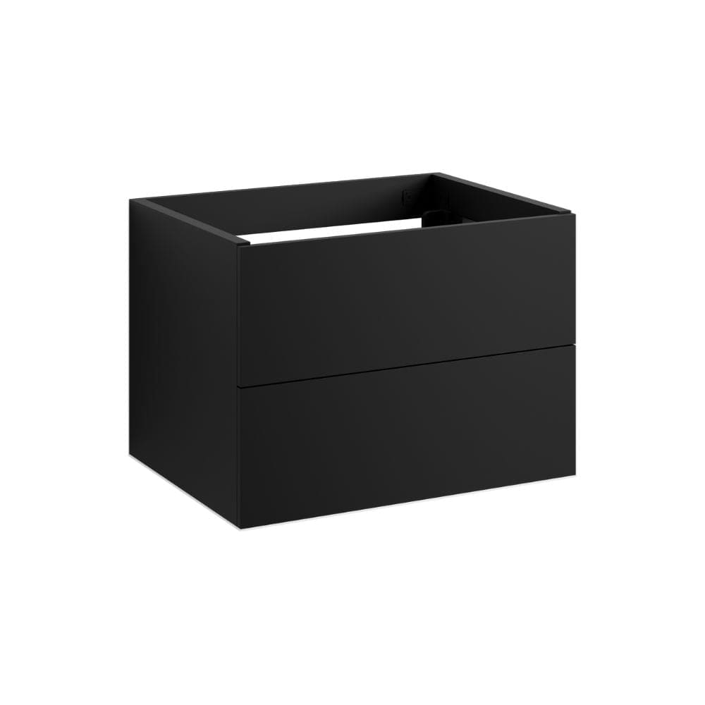 Vikingbad Fay Slett Servantskap Svart matt / 80cm / Linjefri VikingBad Servantskap VB-119174