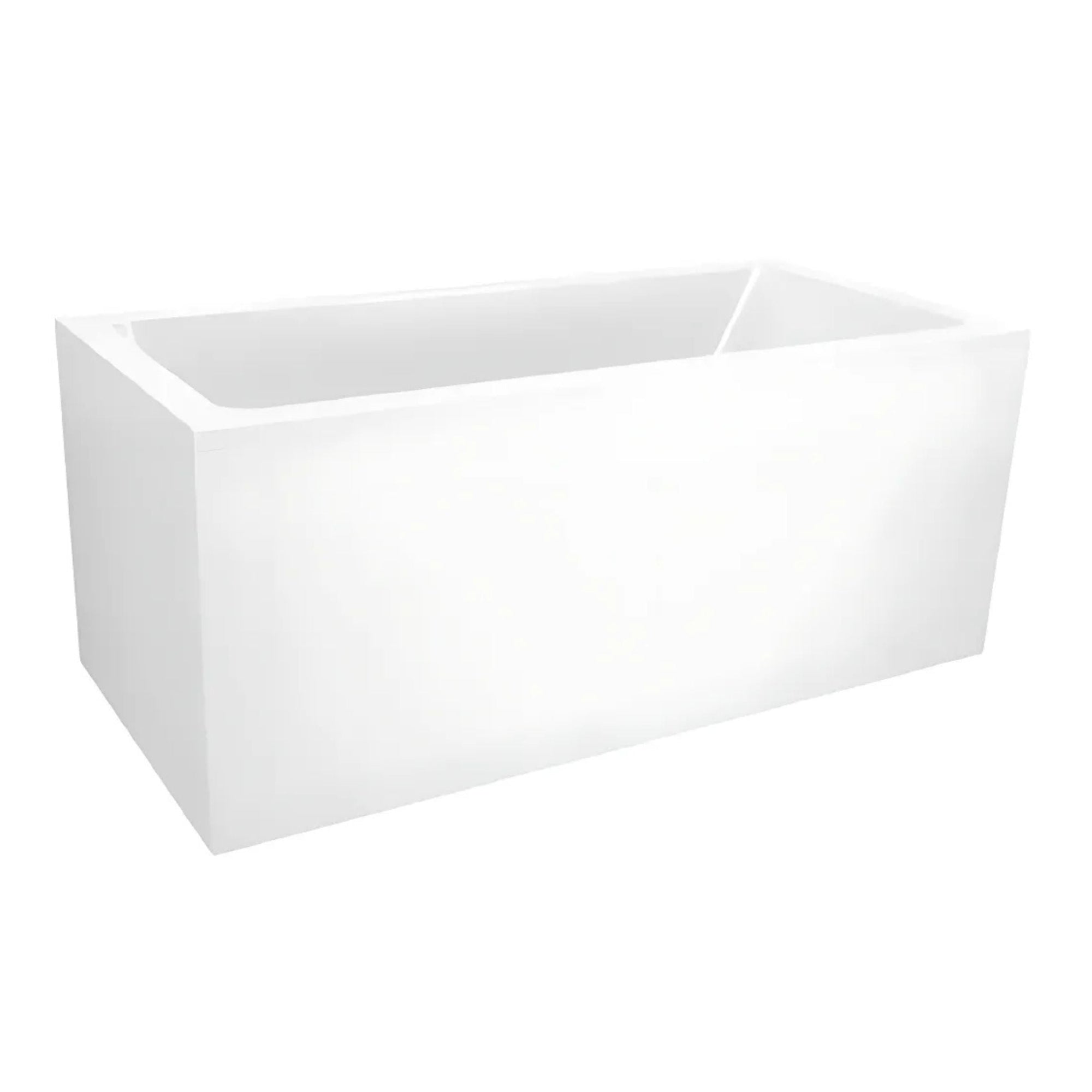 VikingBad Kvadrat Badekar 150-170 Hvit / 150cm / Uten panel VikingBad Firkantet badekar VB-108559