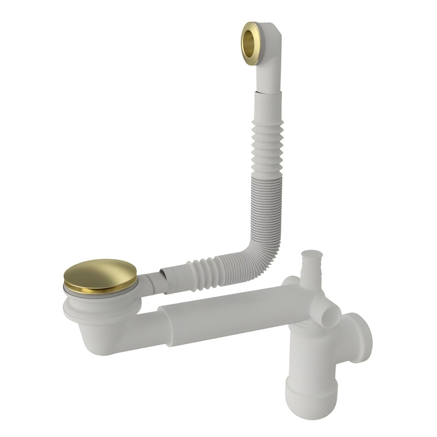 VikingBad LEA Vannlås, pop-up & overløpssett Gull VikingBad Vannlås UTG-113580