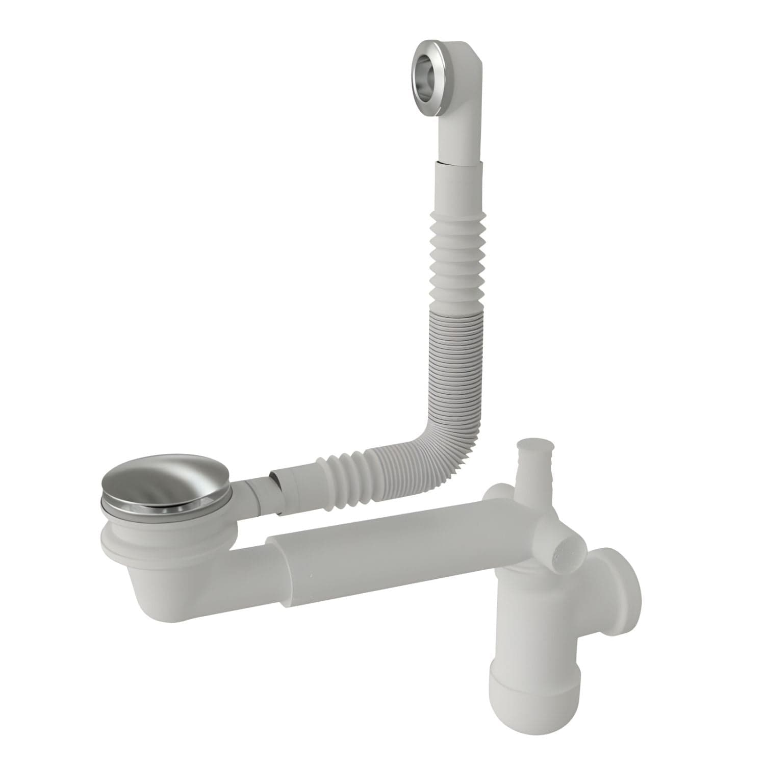 VikingBad LEA Vannlås, pop-up & overløpssett Krom VikingBad Vannlås UTG-113578