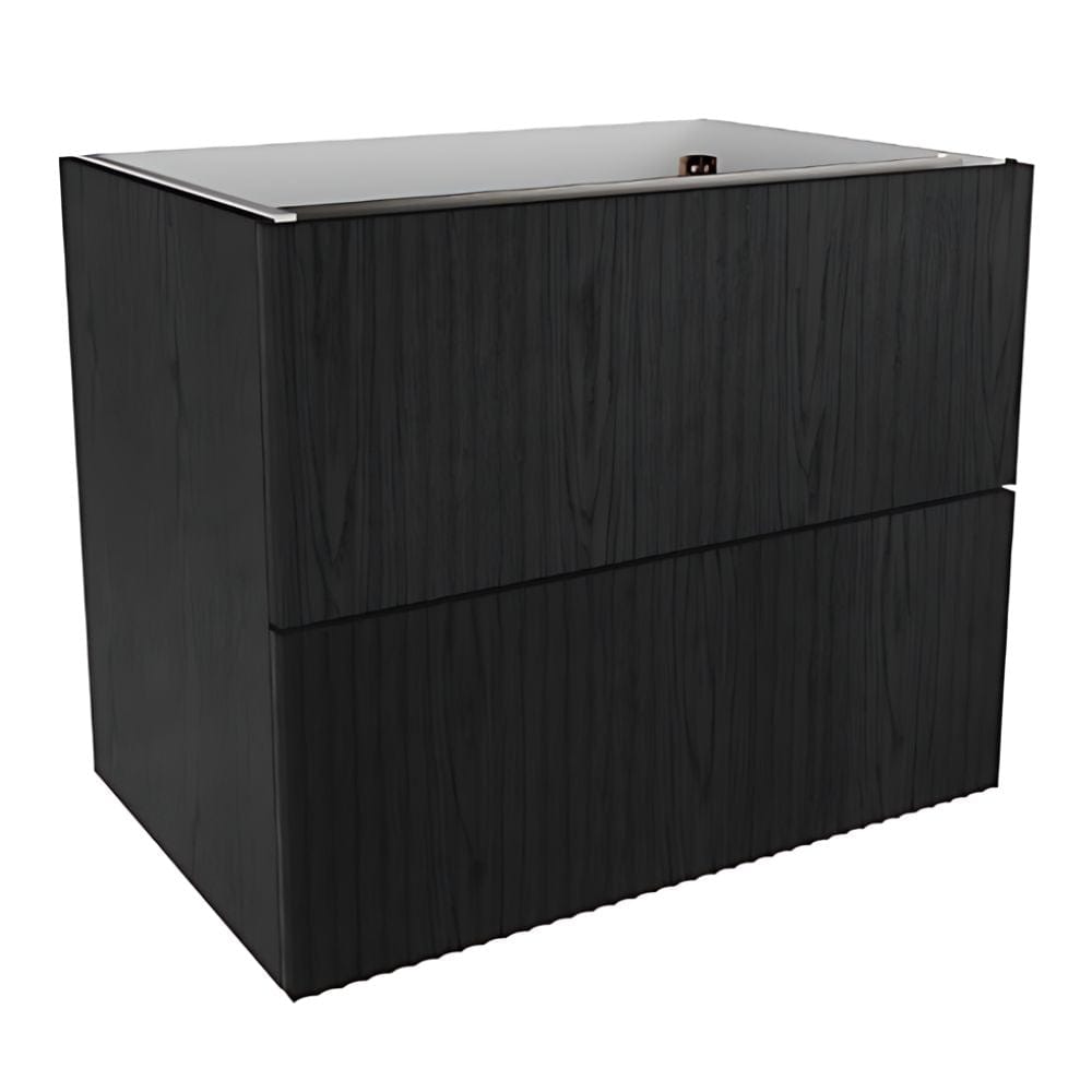 VikingBad MIE bølge Servantskap Svart eik / 70cm VikingBad Servantskap VB-116909