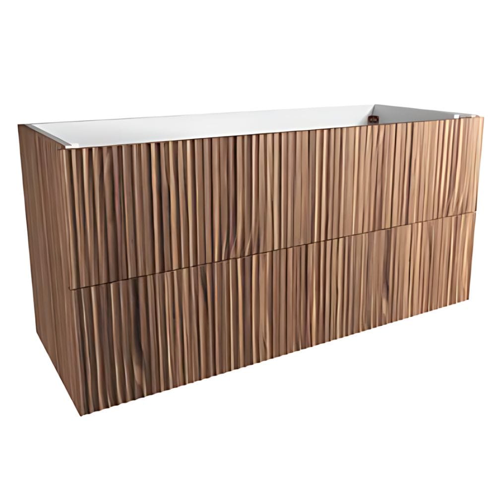 VikingBad MIE bølge Servantskap Valnøtt / 120cm dobbel VikingBad Servantskap VB-116889