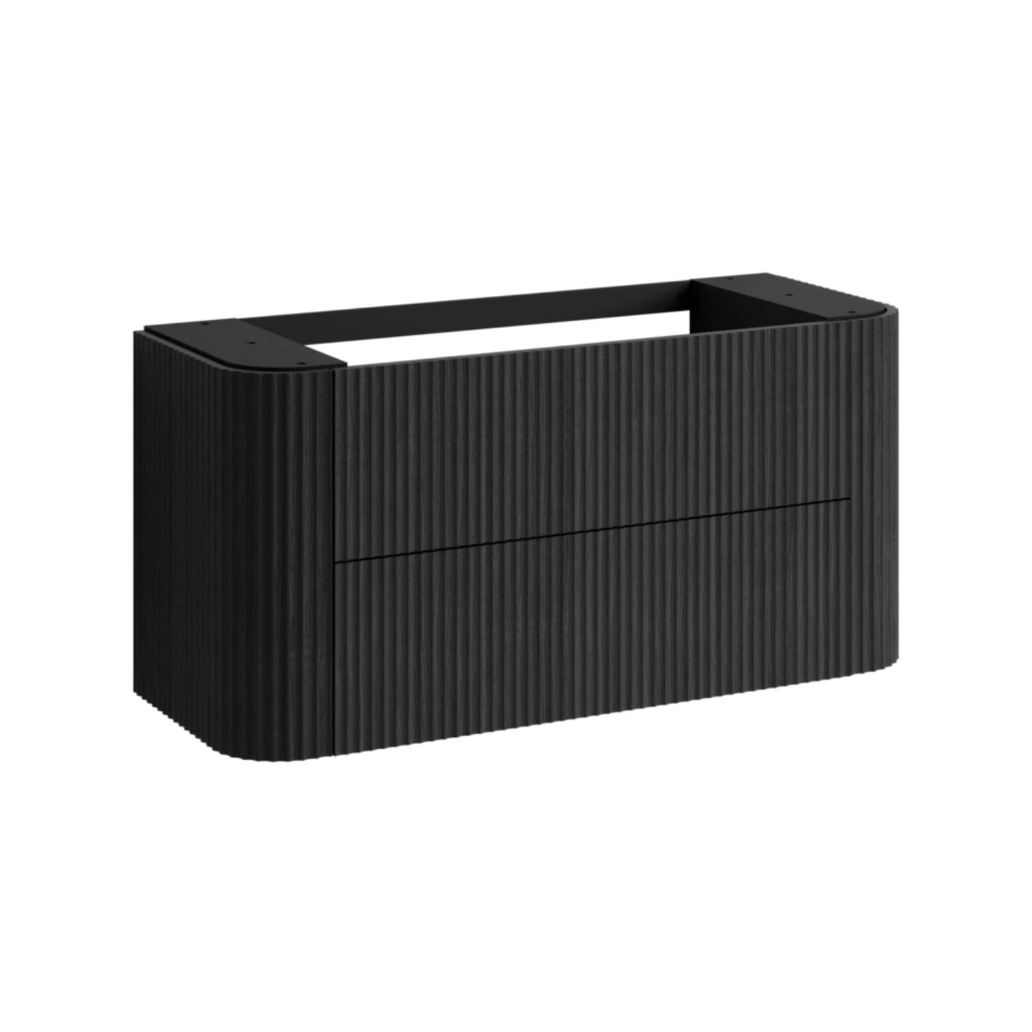 VikingBad MIE Buet Servantskap Svart eik / 120cm VikingBad Servantskap VB-118811