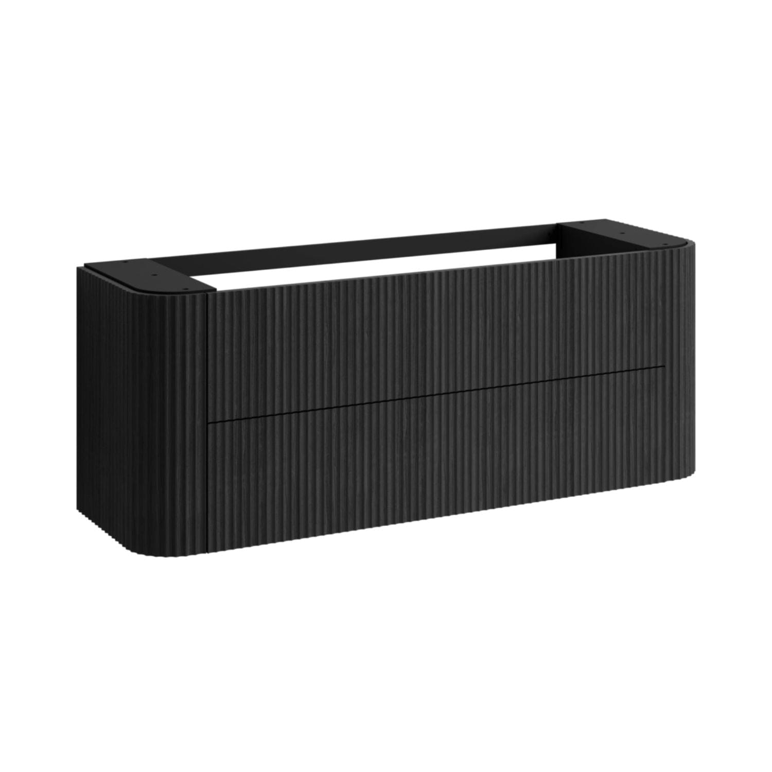 VikingBad MIE Buet Servantskap Svart eik / 150cm VikingBad Servantskap VB-118812